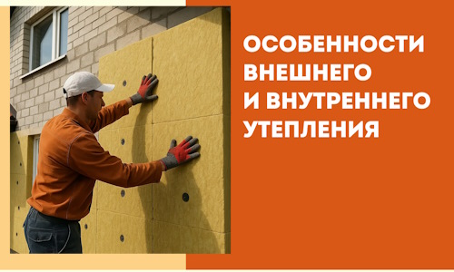 Какие особенности внешнего и внутреннего утепления в Мытищах