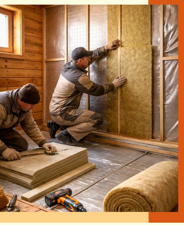 Утепление бани изнутри в Мытищах под ключ от 4265 руб./м² | ТепломастерМтщ