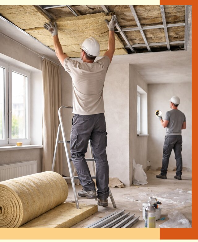 Утепление потолка в частном доме в Мытищах от 965 руб./м² — работы под ключ | ТепломастерМтщ