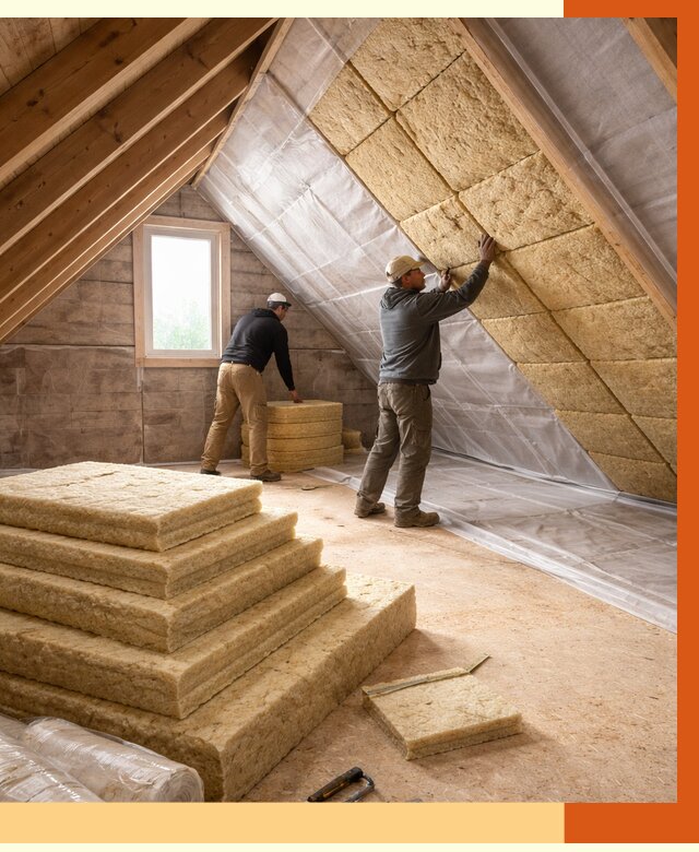 Утепление мансарды в Мытищах от 2539 руб/м2 — комплексно и под ключ | ТепломастерМтщ