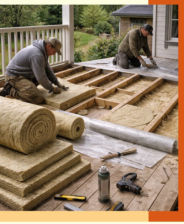 Утепление террасы в Мытищах от 4265 руб./м2 — утеплить террасу под ключ | ТепломастерМтщ