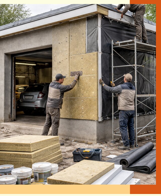 Утепление автосервиса в Мытищах ппу, пеноизоляция, от 14725 руб/м2 — ТепломастерМтщ