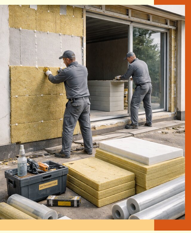 Утепление торгового павильона в Мытищах от 14725 руб./м² под ключ | ТепломастерМтщ