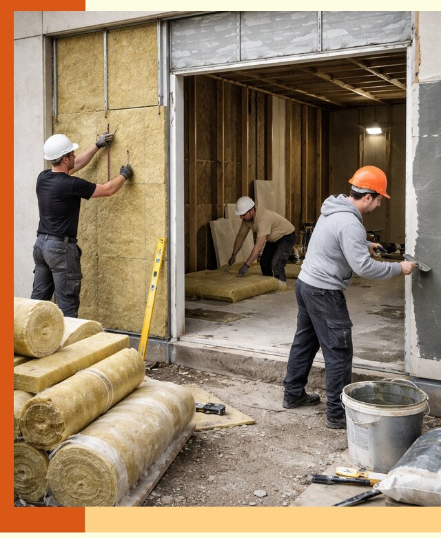 Утепление торгового павильона в Мытищах — качественно и энергоэффективно