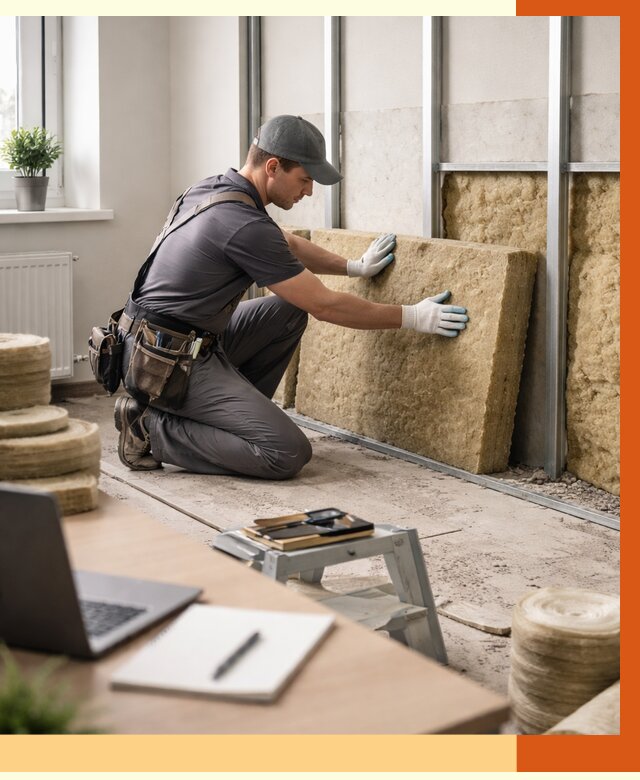 Утепление офиса в Мытищах от 4570 руб/м2 — комплексное утепление офиса под ключ | ТепломастерМтщ