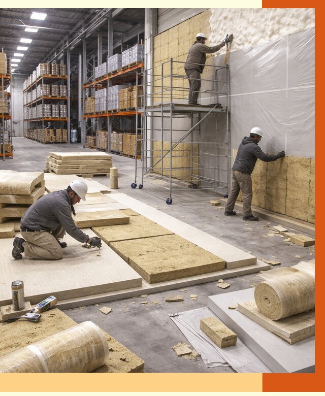 Утепление складского терминала в Мытищах от 7616 руб./м² под ключ | ТепломастерМтщ