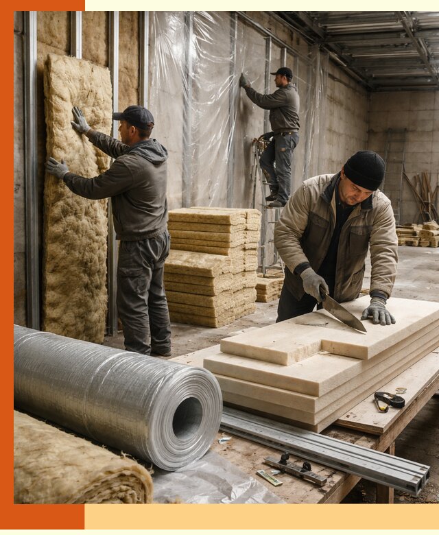 Утепление торгового склада в Мытищах с энергоэффективными решениями