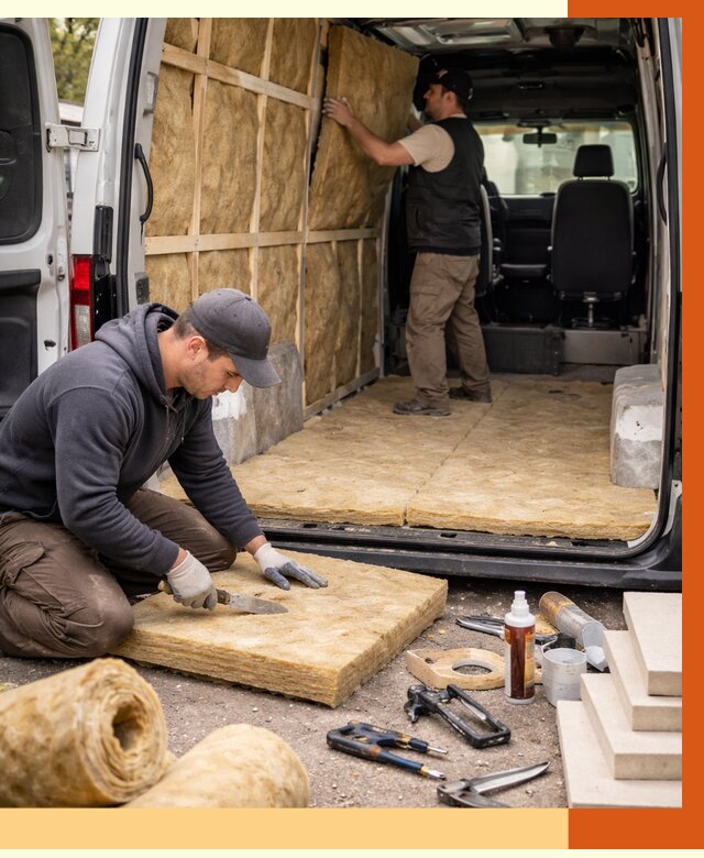 Утепление кемпера в Мытищах под ключ от 12186 руб. — профессионально | ТепломастерМтщ