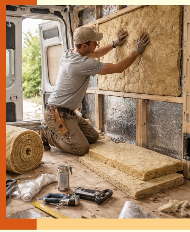 Утепление кемпера под ключ в Мытищах с гарантией качества