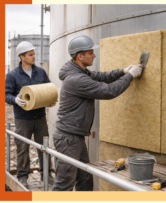 Профессиональное утепление резервуара и теплоизоляция в Мытищах