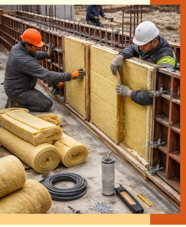 Теплоизоляция опалубки в Мытищах от 7312 руб. за м2 — услуги и монтаж | ТепломастерМтщ