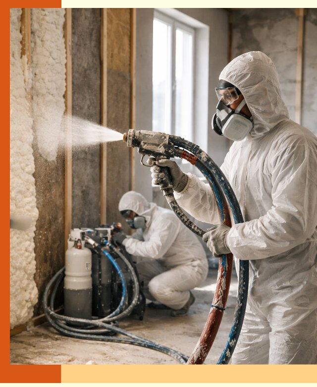 Пенополиуретан напыление для утепления зданий в Мытищах