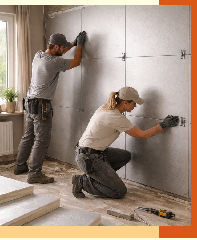 Утепление PIR панелями в Мытищах от 4265 руб. под ключ | ТепломастерМтщ