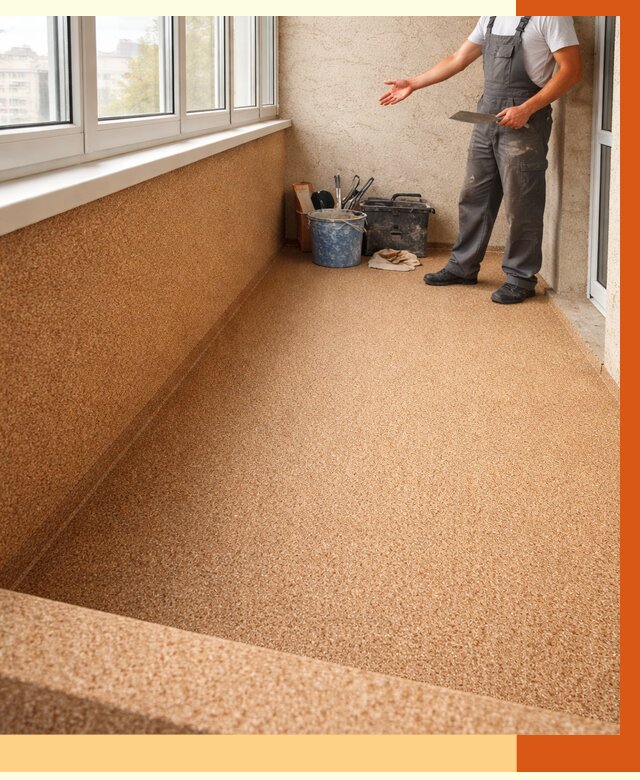 Утепление балкона жидкой пробкой в Мытищах от 3707 руб/м² под ключ | ТепломастерМтщ