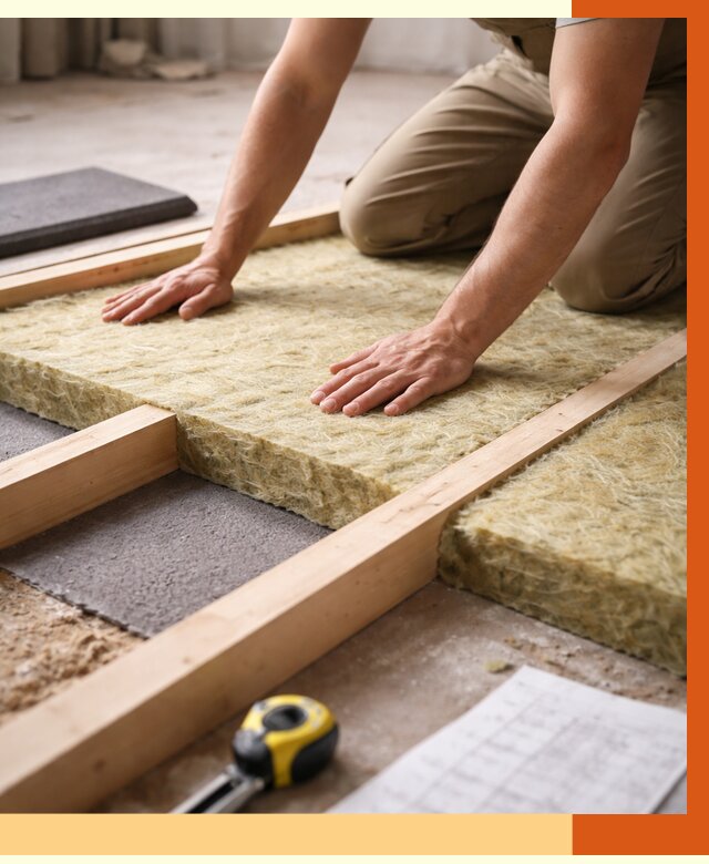 Шумоизоляция пола в Мытищах от 1269 руб./м² — профессиональная звукоизоляция | ТепломастерМтщ