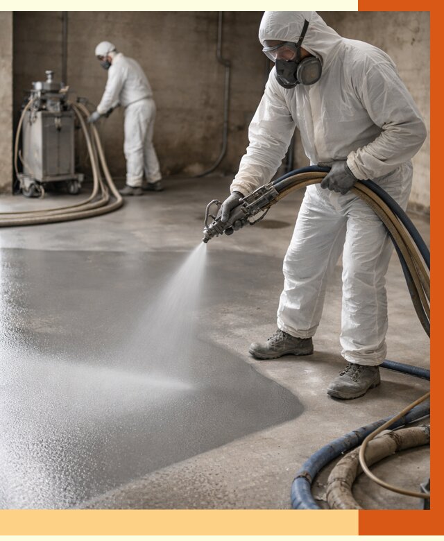 Гидроизоляция полимочевиной в Мытищах от 8632 руб/м² — напыление полимерной гидроизоляции | ТепломастерМтщ