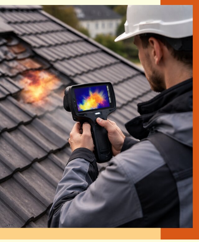 Тепловизионное обследование кровли в Мытищах от 4570 руб. — ТепломастерМтщ под ключ