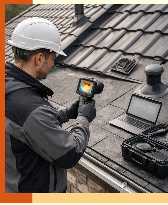 Тепловизионное обследование кровли в Мытищах для выявления дефектов