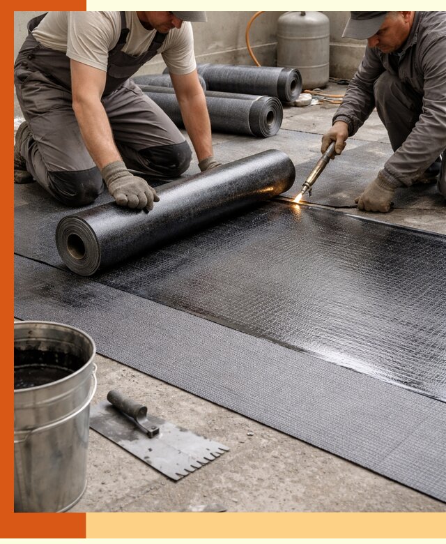 Монтаж гидроизоляционной мембраны в Мытищах для зданий и конструкций